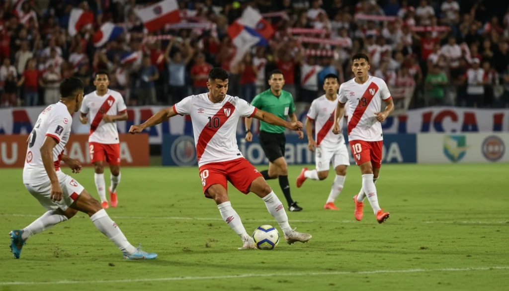 Recuperación de balón del Universitario de Vinto en pleno partido