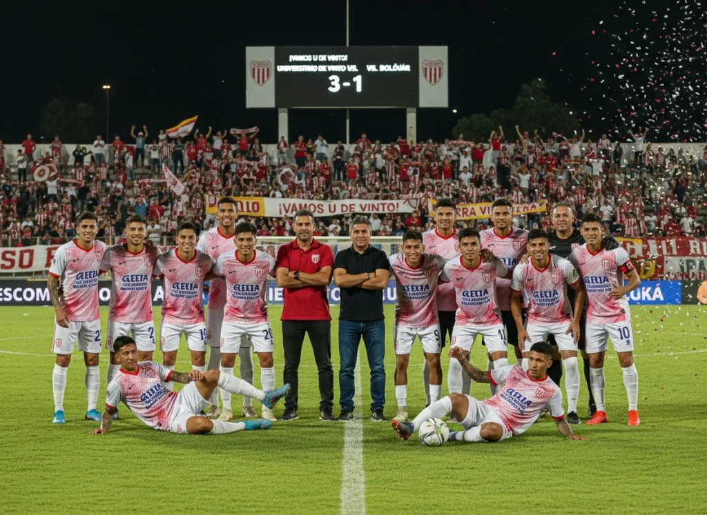 Plantilla completa del Club Universitario de Vinto